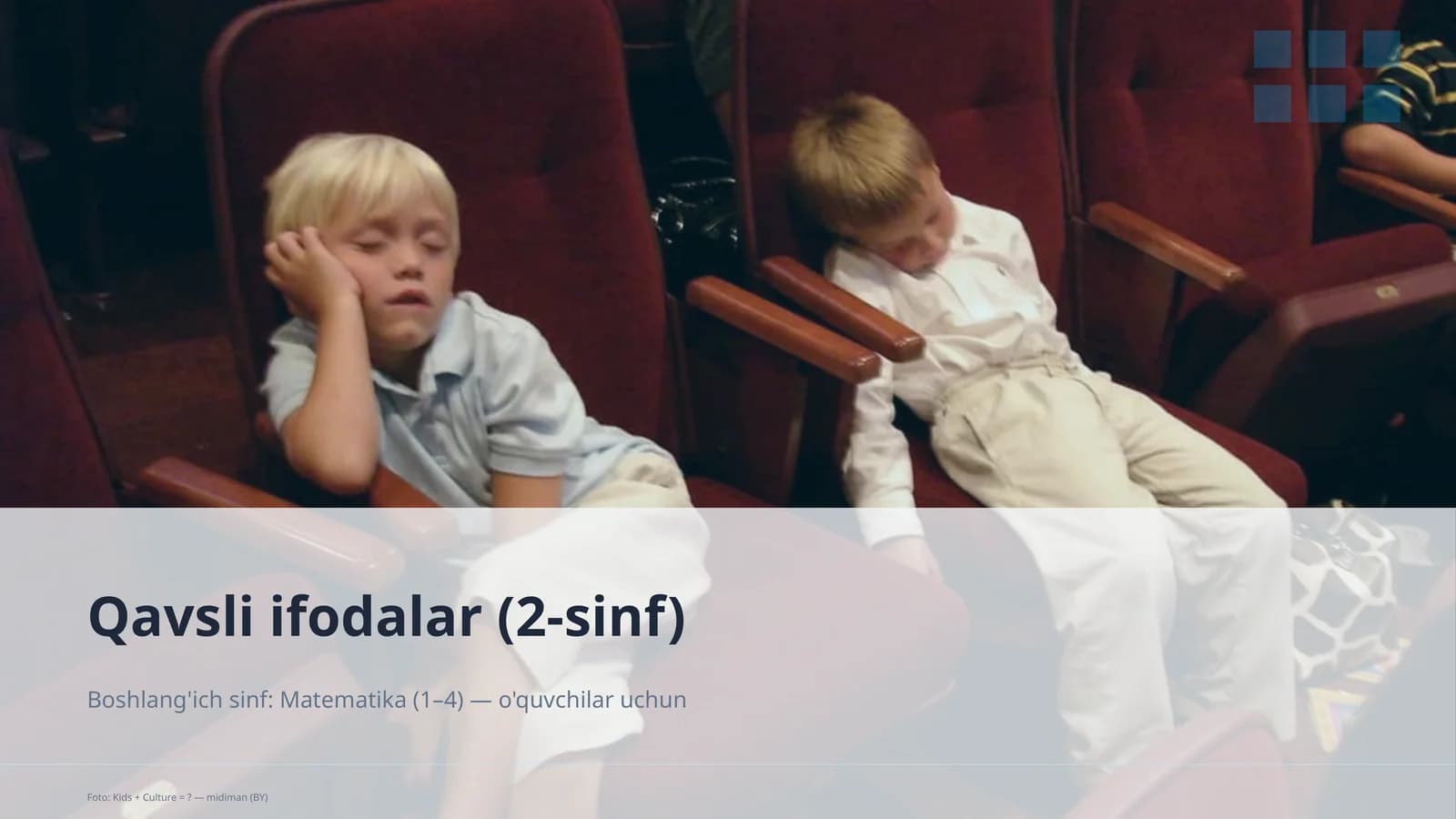 Qavsli ifodalar (2-sinf)