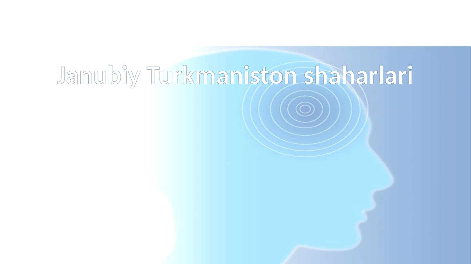 Janubiy Turkmaniston shaharlari