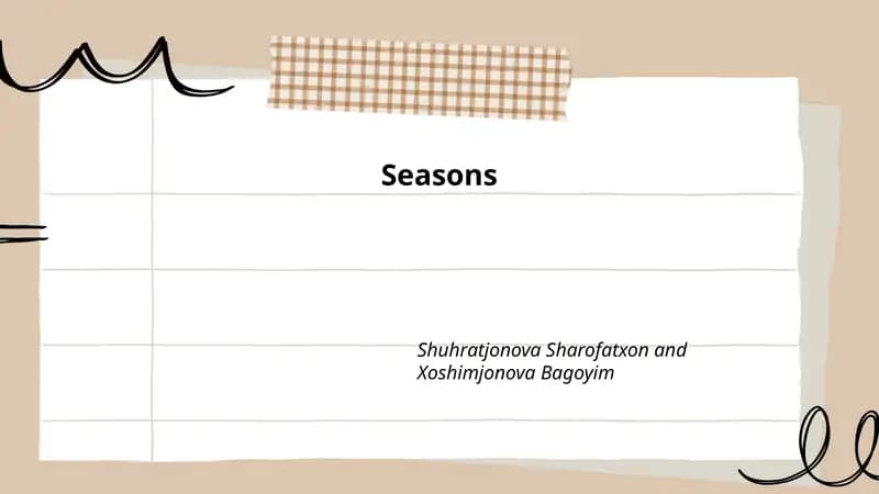 Seasons