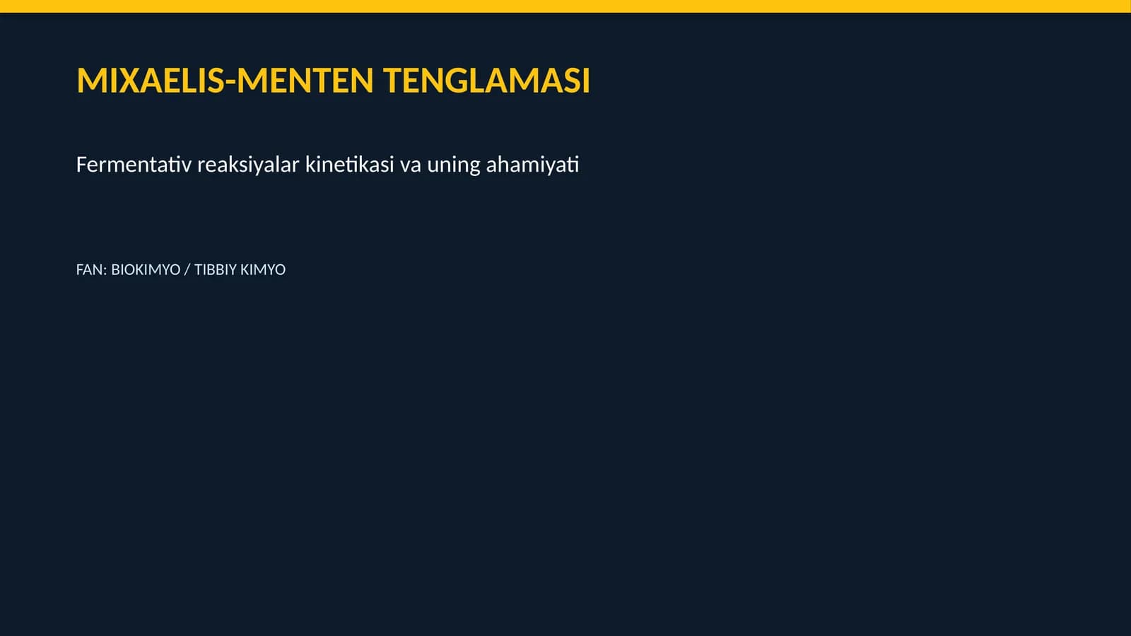 Mixaelis tenglamasi