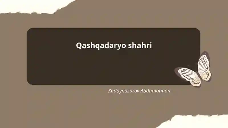 Кашкадарья