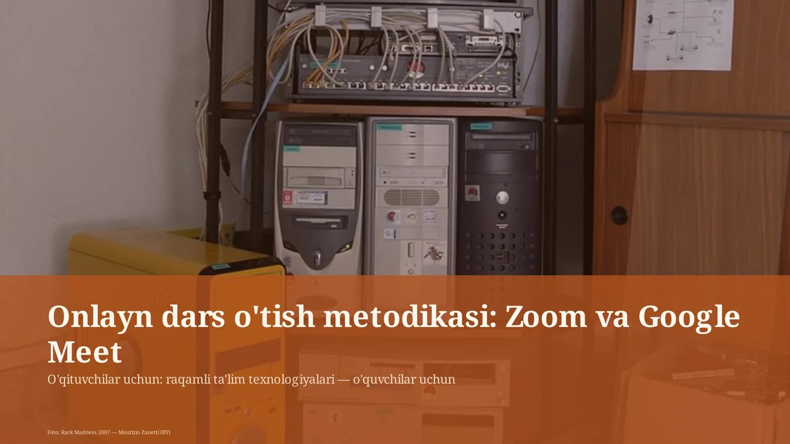 Onlayn dars o'tish metodikasi: Zoom va Google Meet