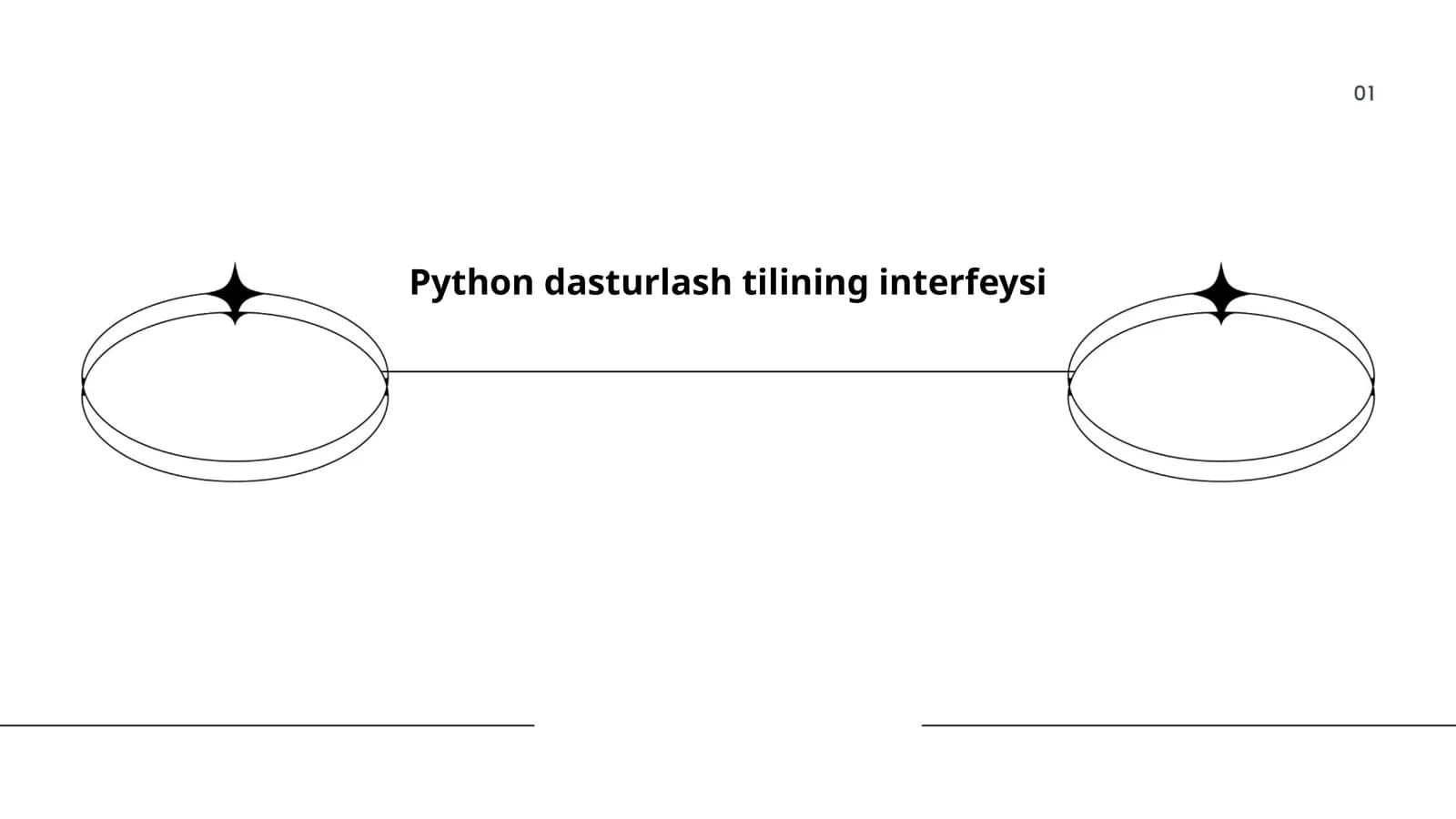 Python dasturlash tilining interfeysi