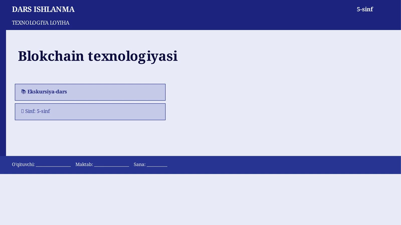 Blokchain texnologiyasi