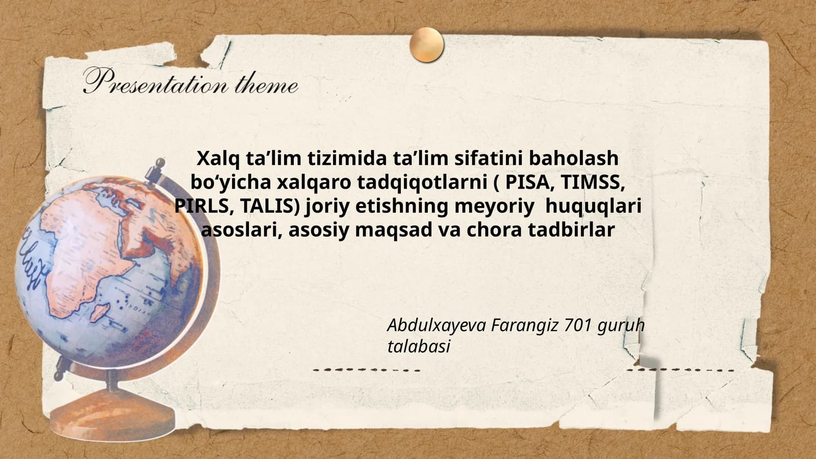 Meyoriy Xalqaro Ta'lim Sifatini Baholash Tadqiqotlari