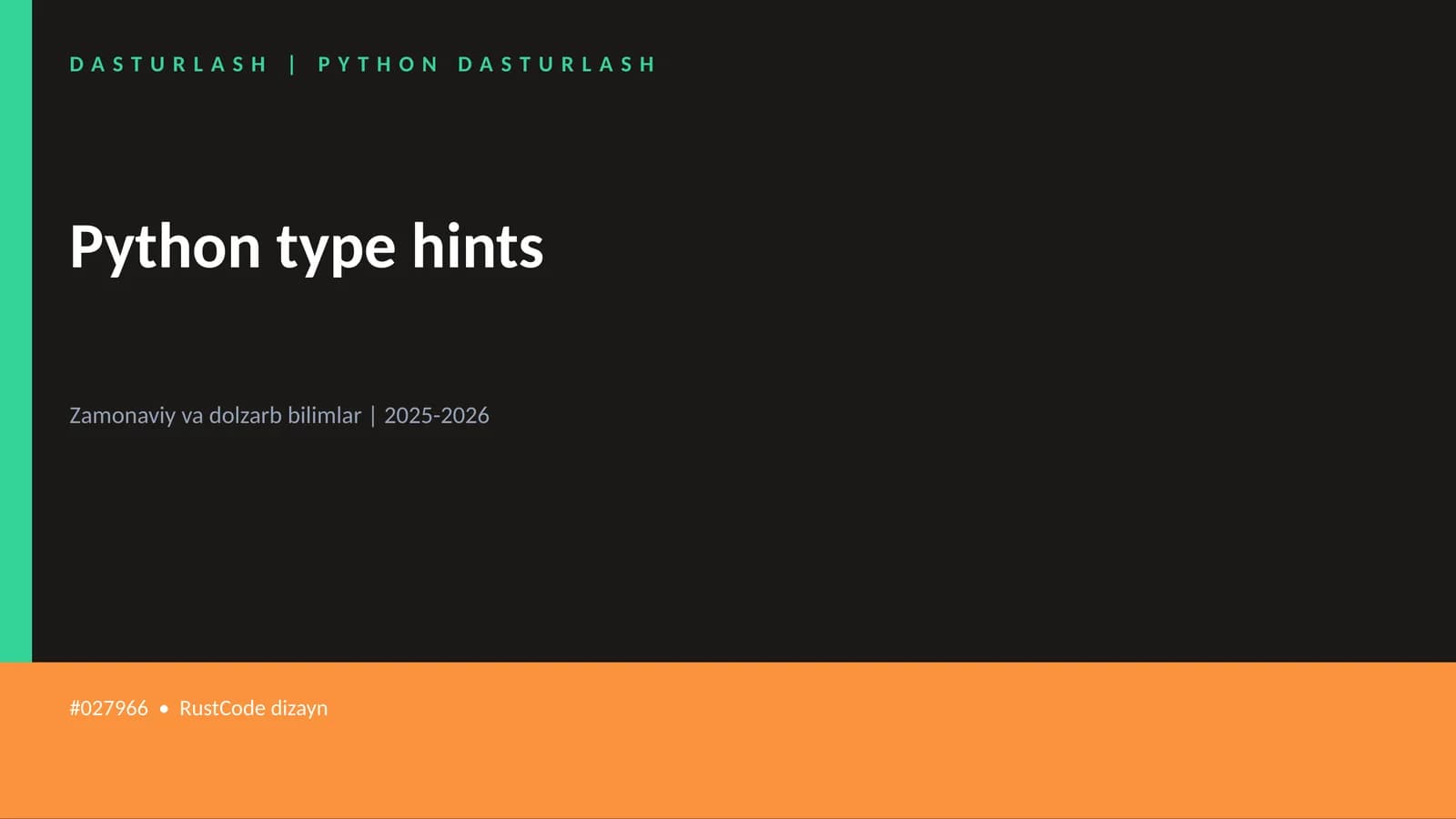 Python type hints