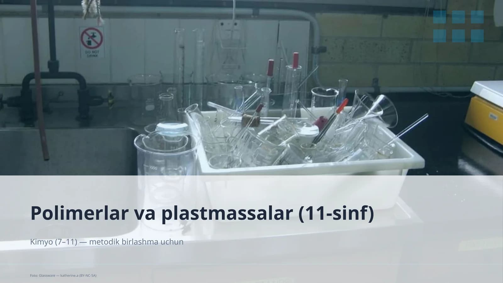 Polimerlar va plastmassalar (11-sinf)
