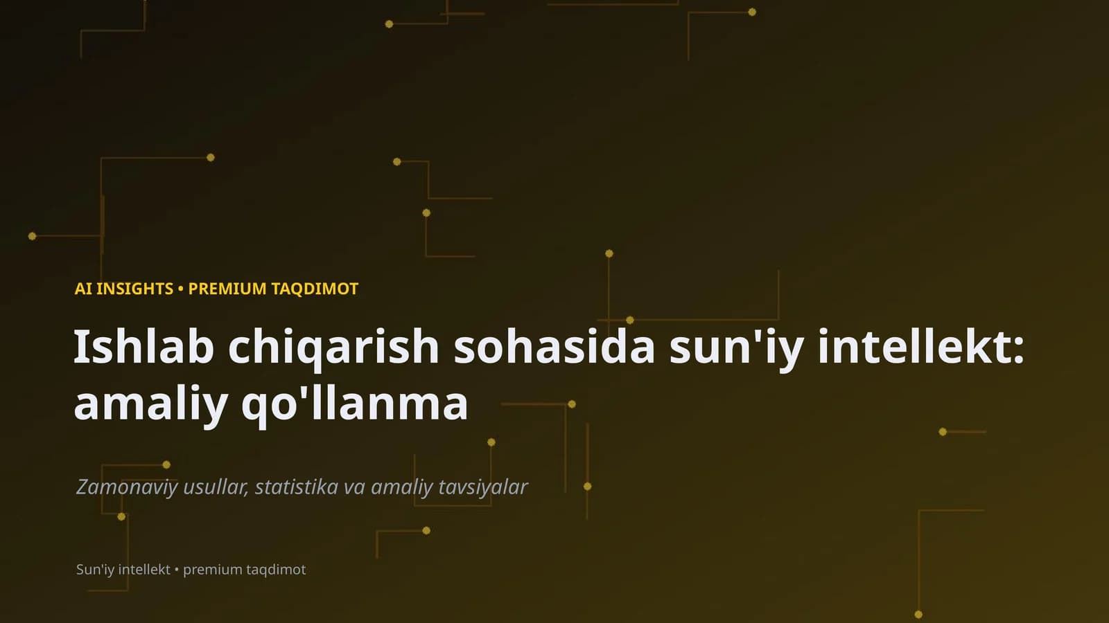 PREMIUM TAQDIMOT