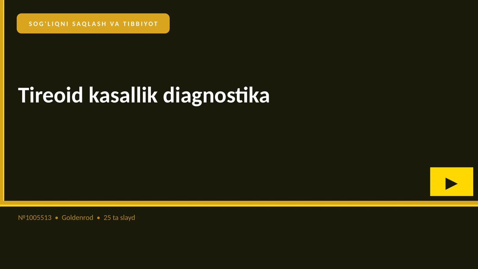 Tireoid kasallik diagnostika