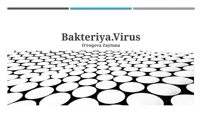 Bakteriya.Virus