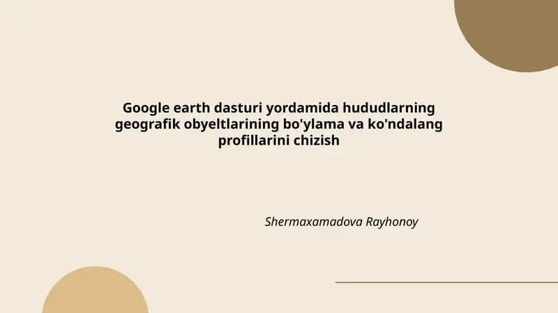 Google Earth Pro dasturi