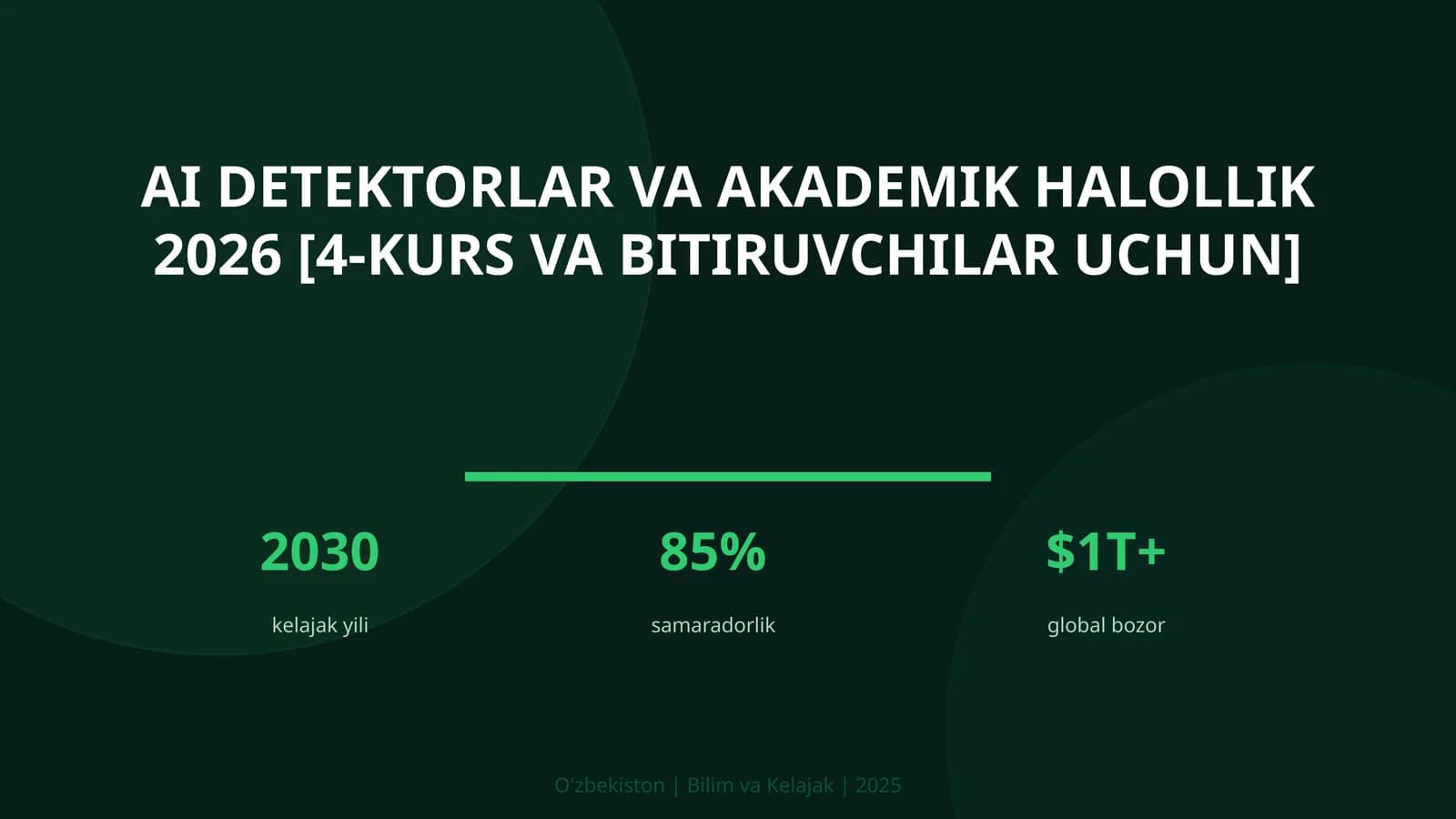 AI detektorlar va akademik halollik 2026 [4-kurs va bitiruvchilar uchun]