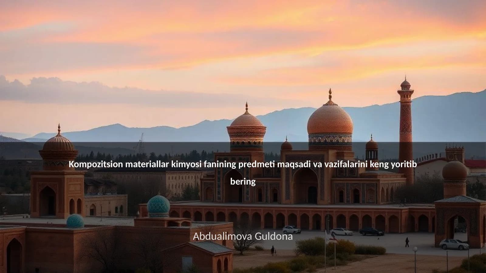 Kompozitsion materiallar kimyosi