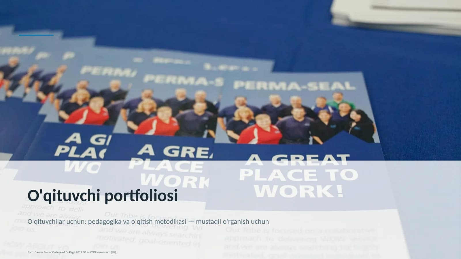 O'qituvchi portfoliosi