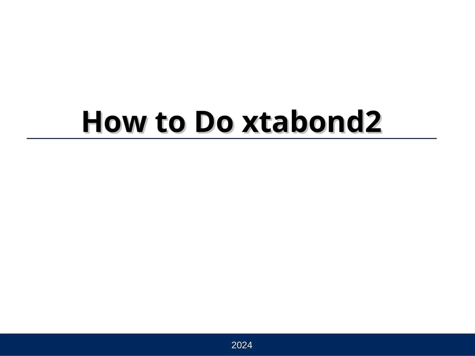 Xtabond2