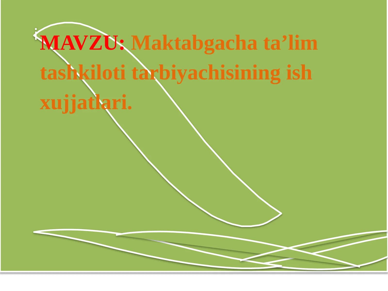 Maktabgachata’lim tashkiloti tarbiyachisining ish xujjatlari. MTTda Guruh kunitartibini to’g’ri rejalashtirish
