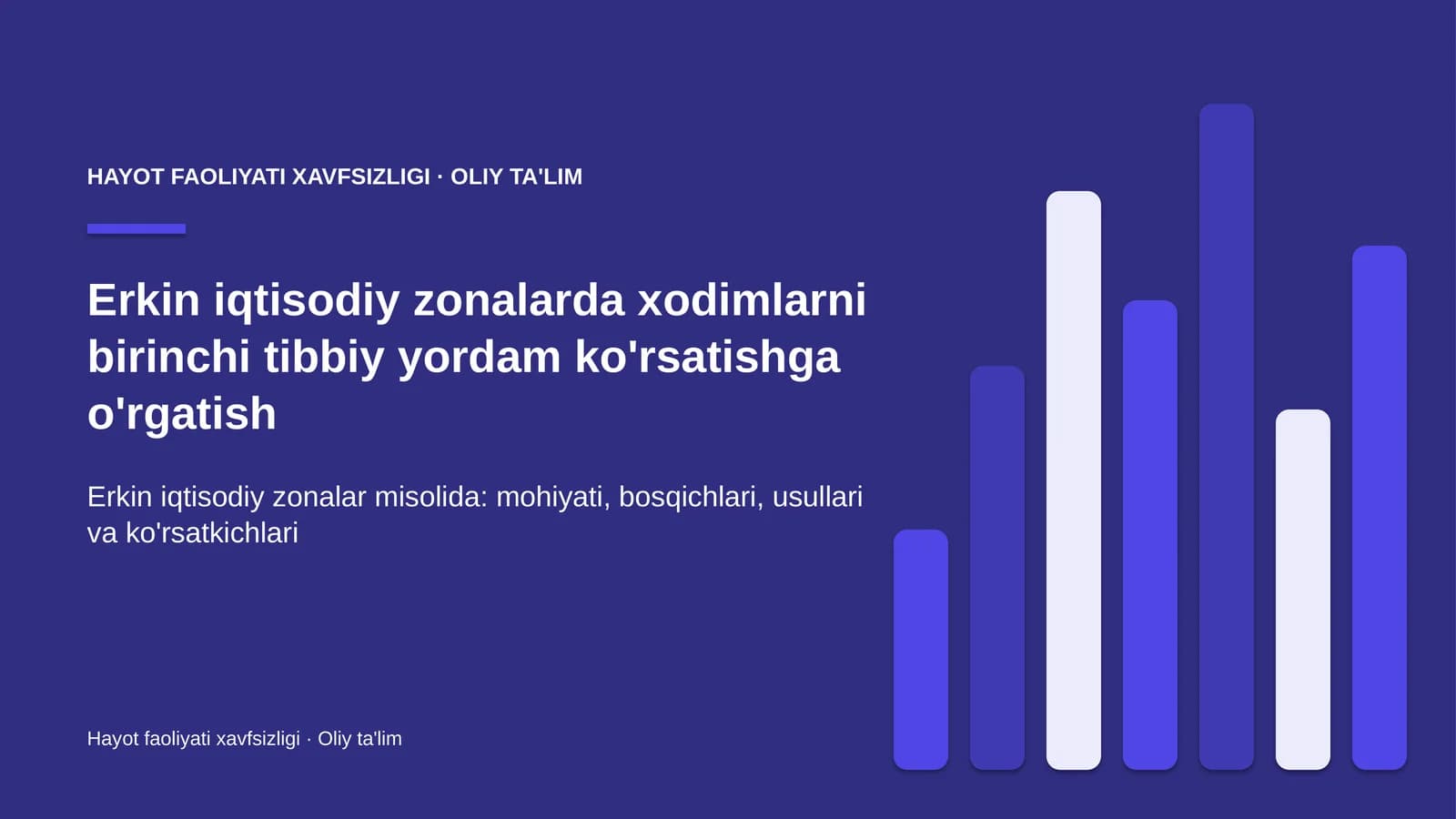 erkin iqtisodiy zonalarda xodimlarni birinchi tibbiy yordam ko'rsatishga o'rgatish 6091