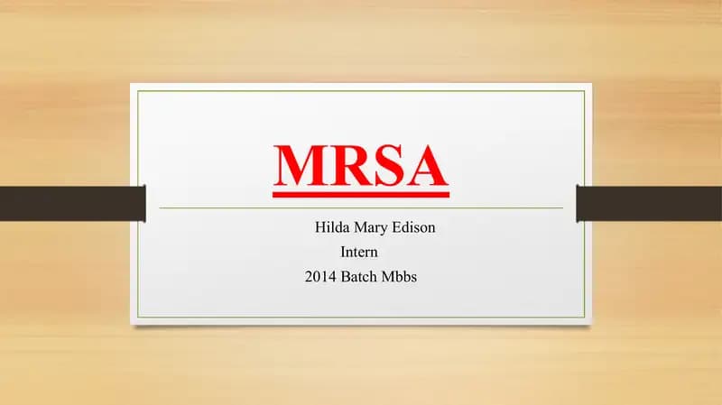 MRSA