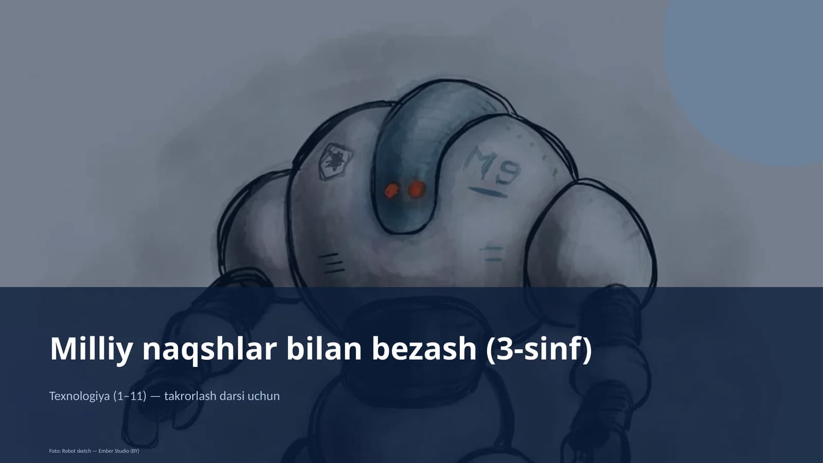 Milliy naqshlar bilan bezash (3-sinf)