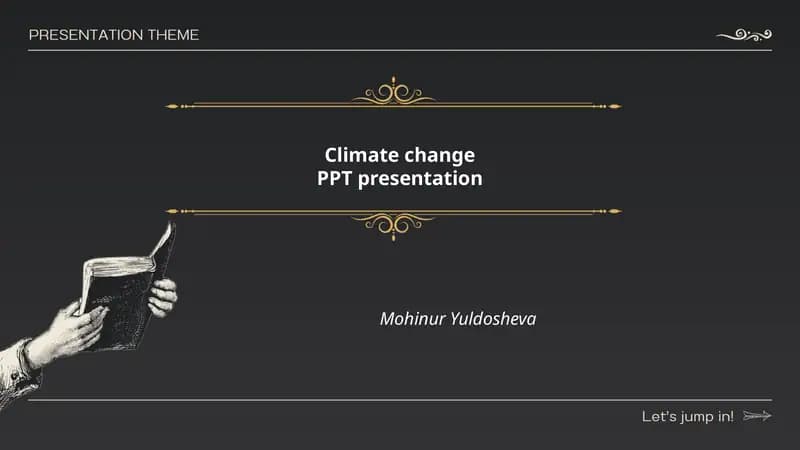 Climate Change PPT Presentation