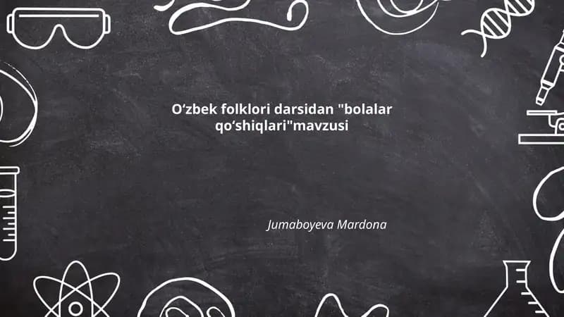 Bolalar qoʻshiqlari