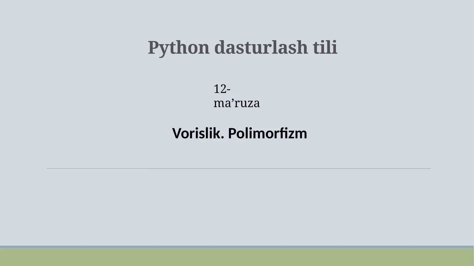 Pythondasturlashtili