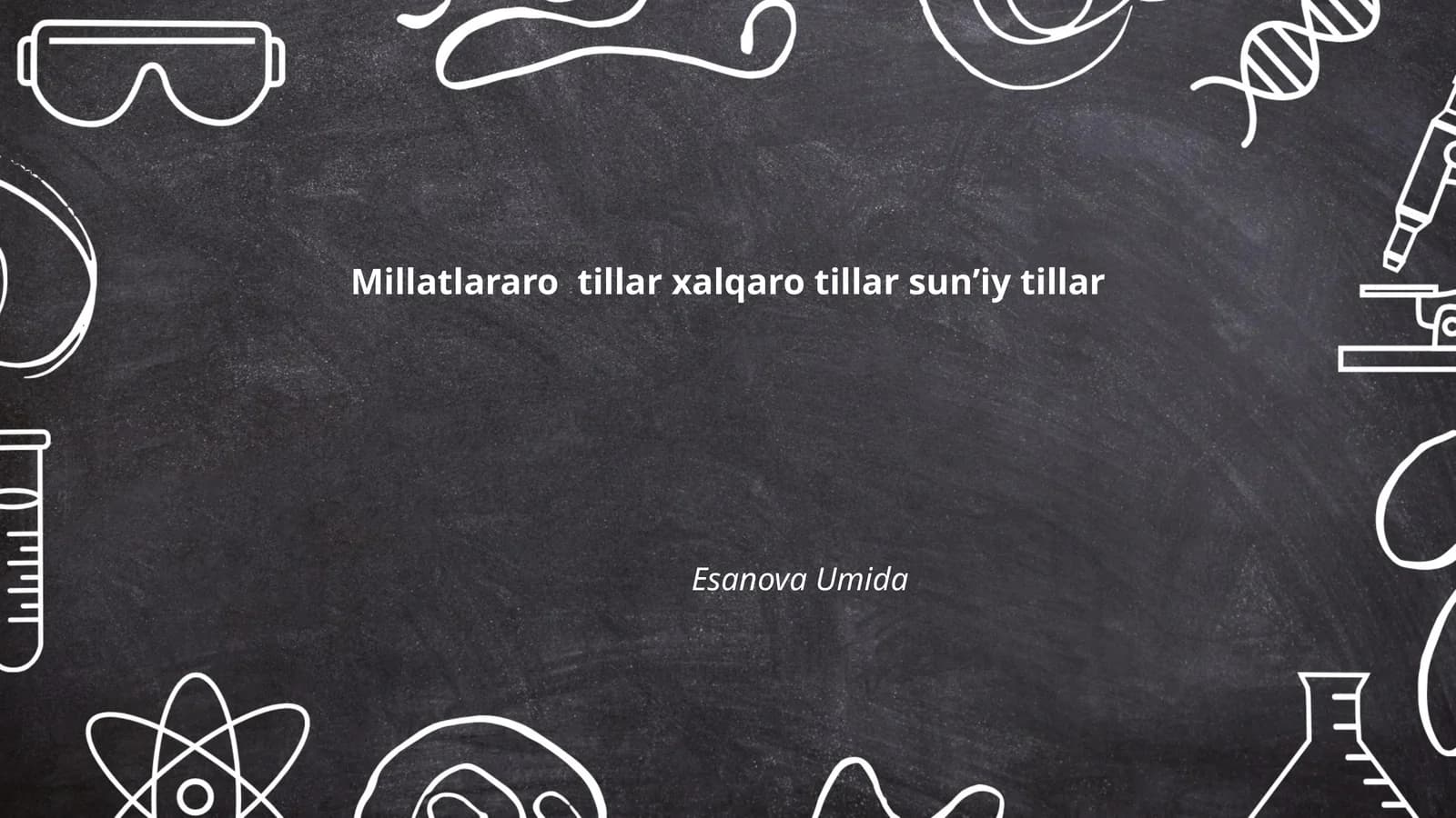 Sun'iy tillarning paydo bo‘lish tarixi