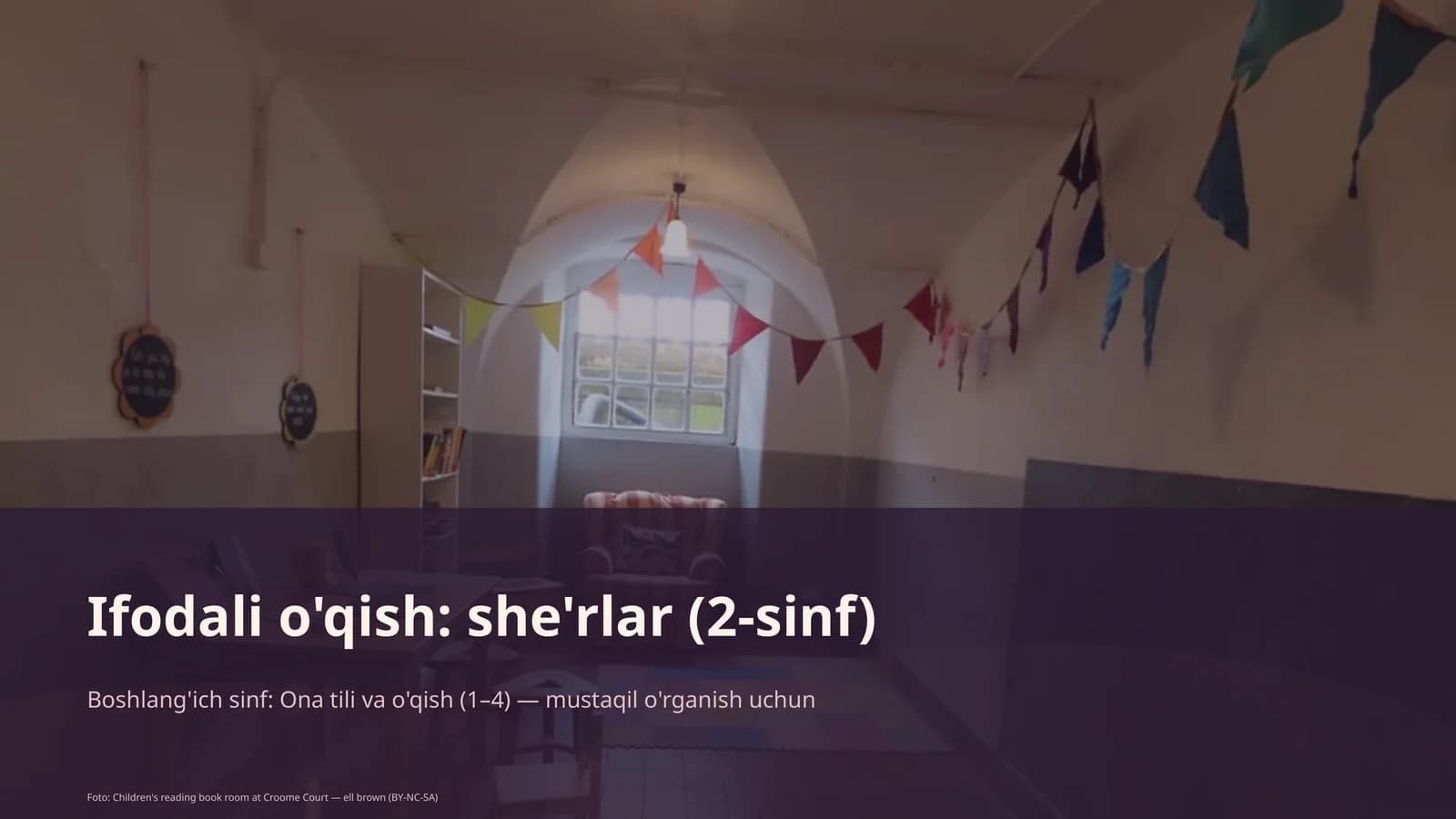 Ifodali o'qish: she'rlar (2-sinf)