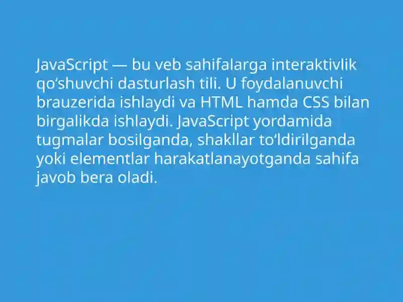 JavaScript