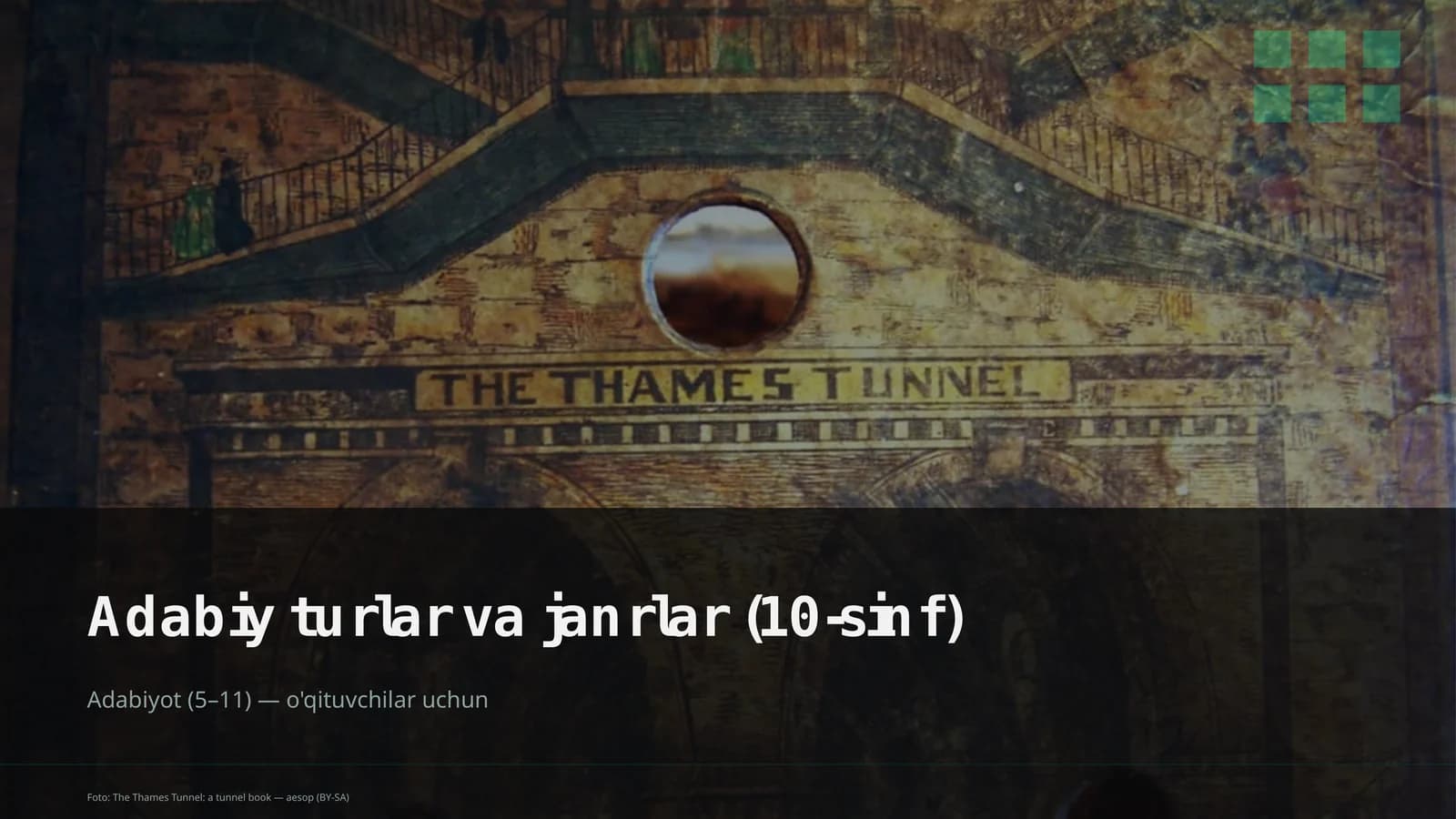 Adabiy turlar va janrlar (10-sinf)