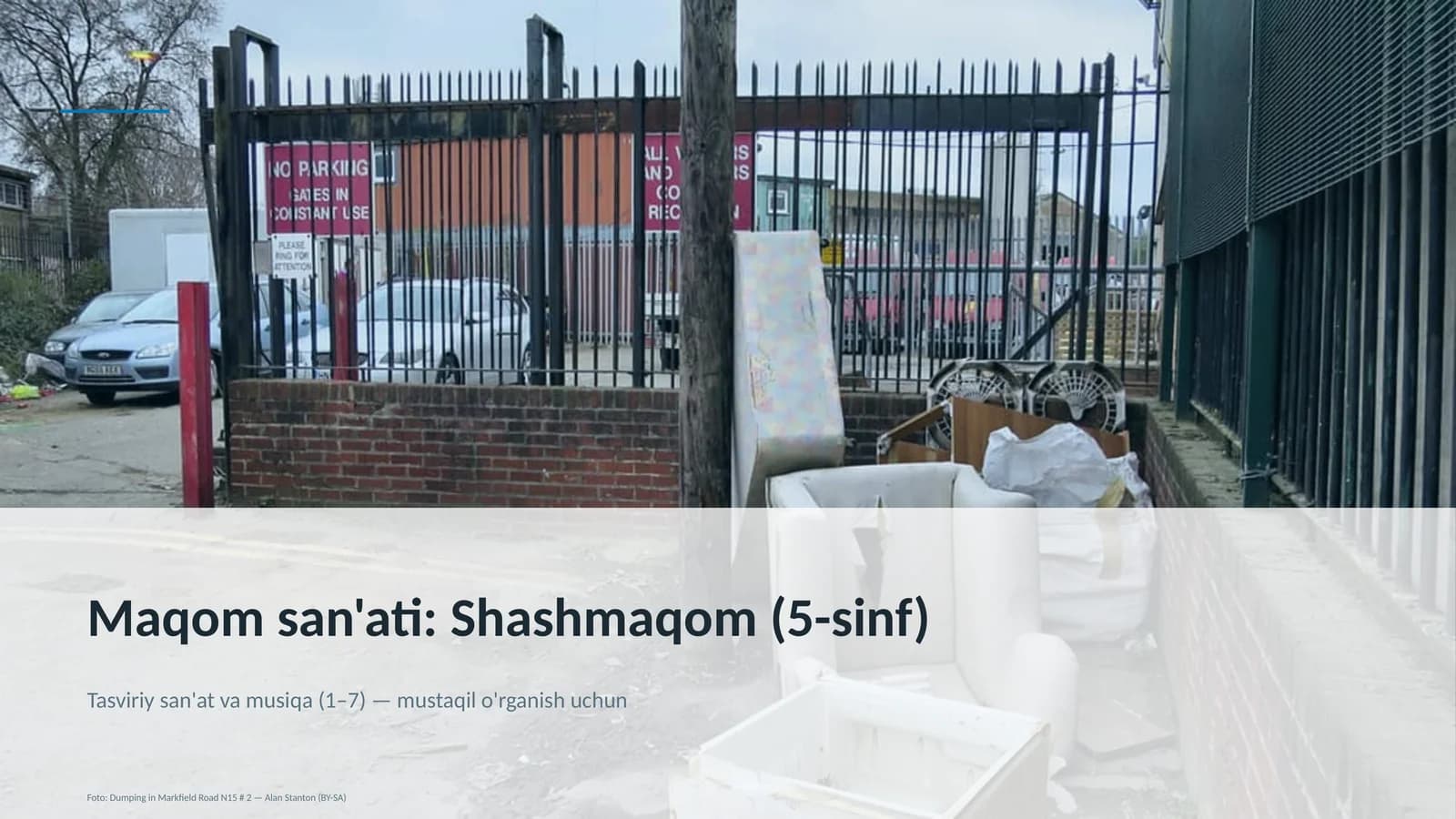 Maqom san'ati: Shashmaqom (5-sinf)