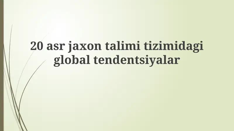 Jekkson Ta'lim Tizimining Asosiy Xususiyatlari
