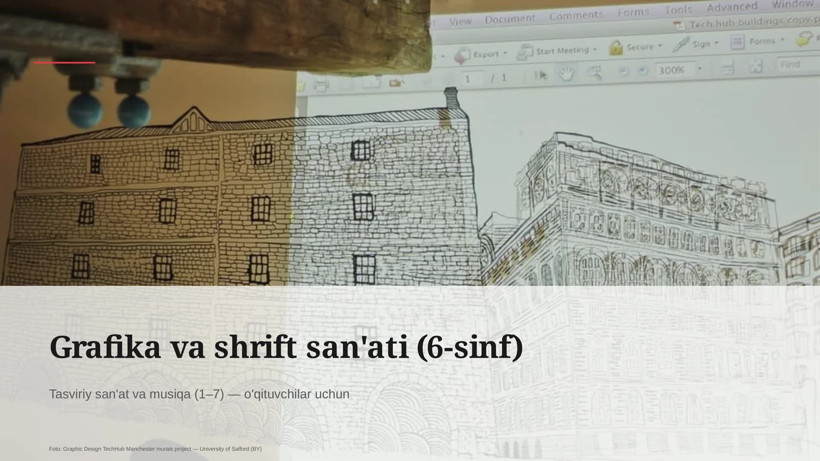 Grafika va shrift san'ati (6-sinf)