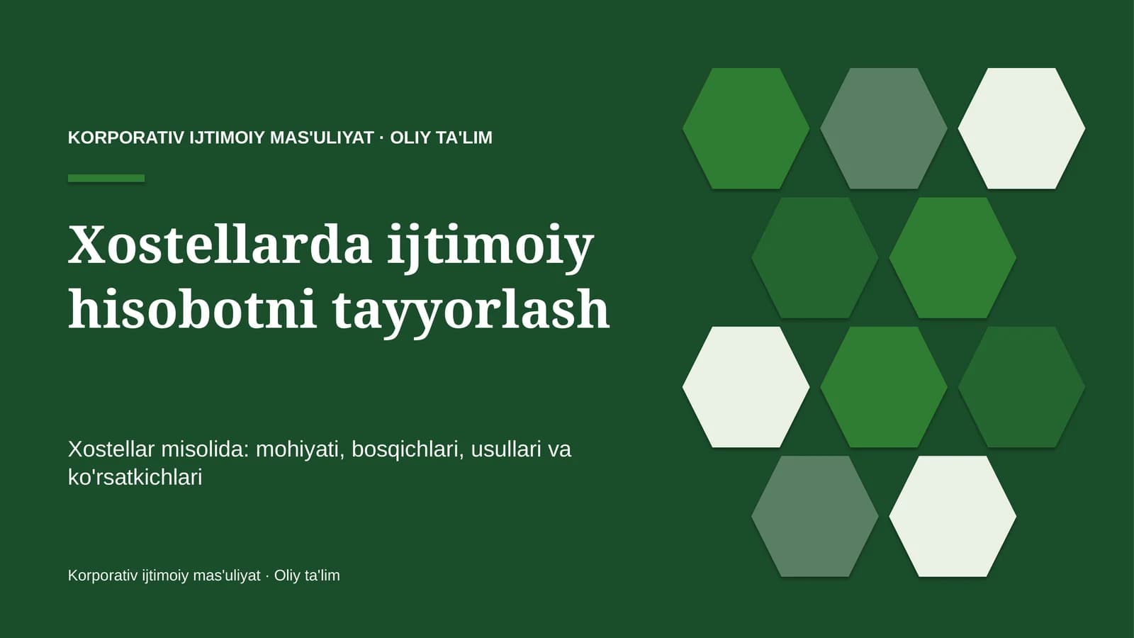 xostellarda ijtimoiy hisobotni tayyorlash 8134