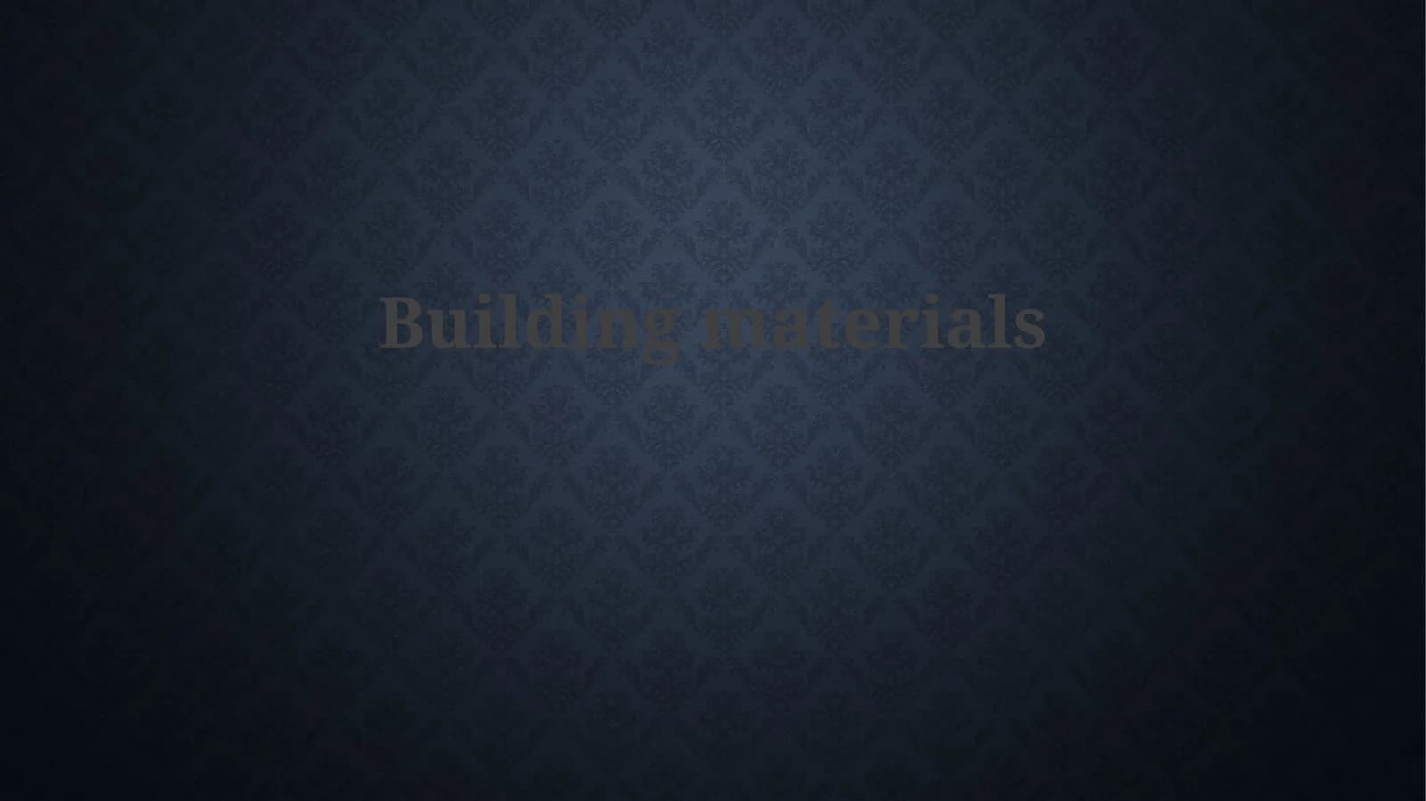 Future Trends in Building Materials