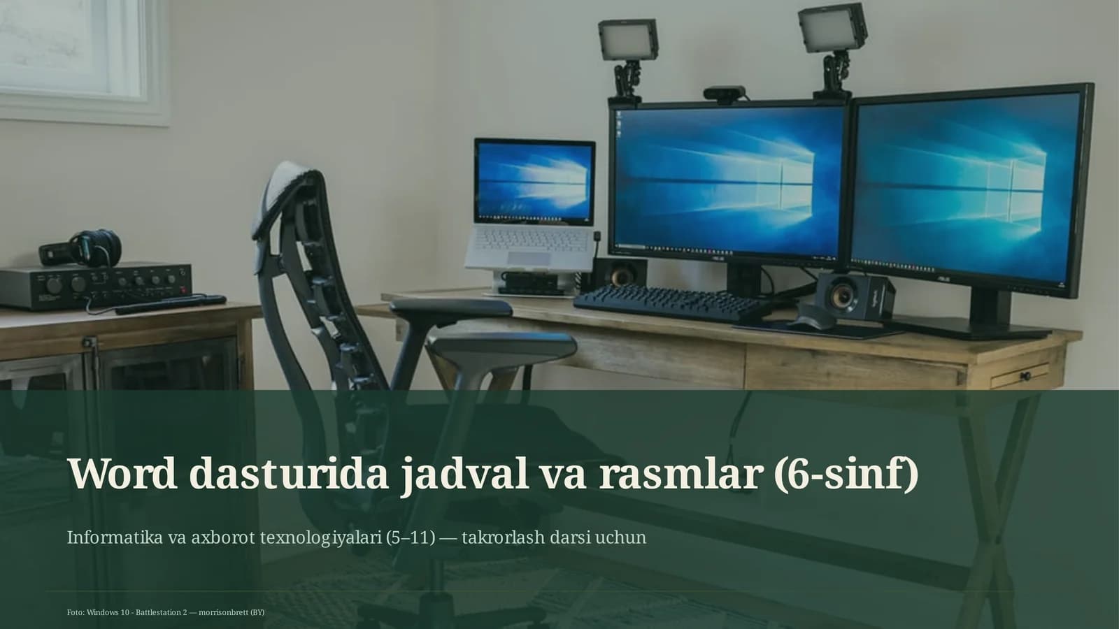 Informatika va axborot texnologiyalari (5–11) — takrorlash darsi uchun