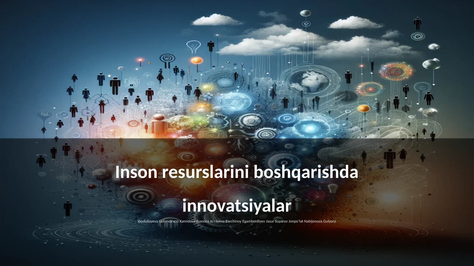 Inson resurslarini boshqarishda innovatsiyalar
