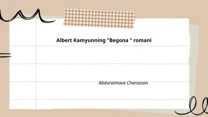 "Begona" roman