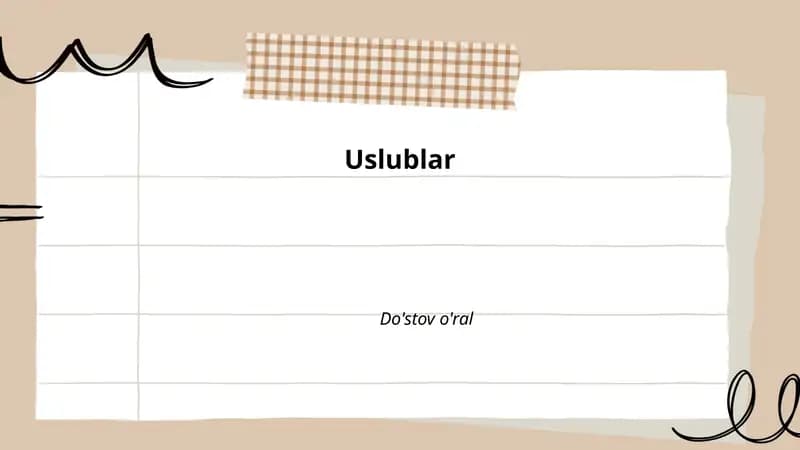 Badiiy uslub