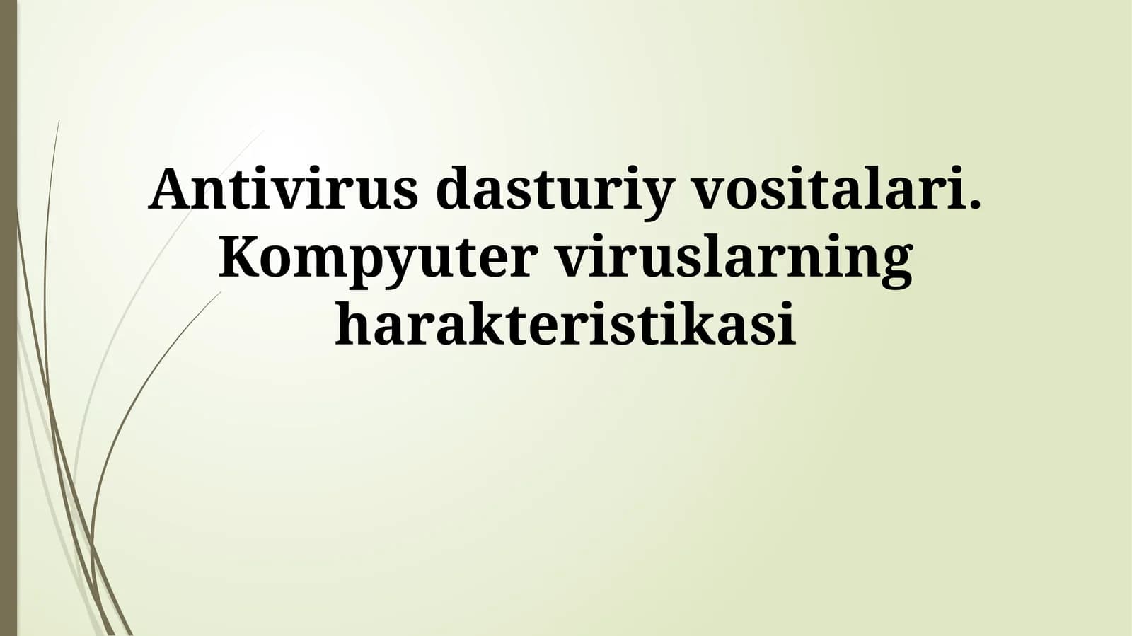 Antivirus dasturlari