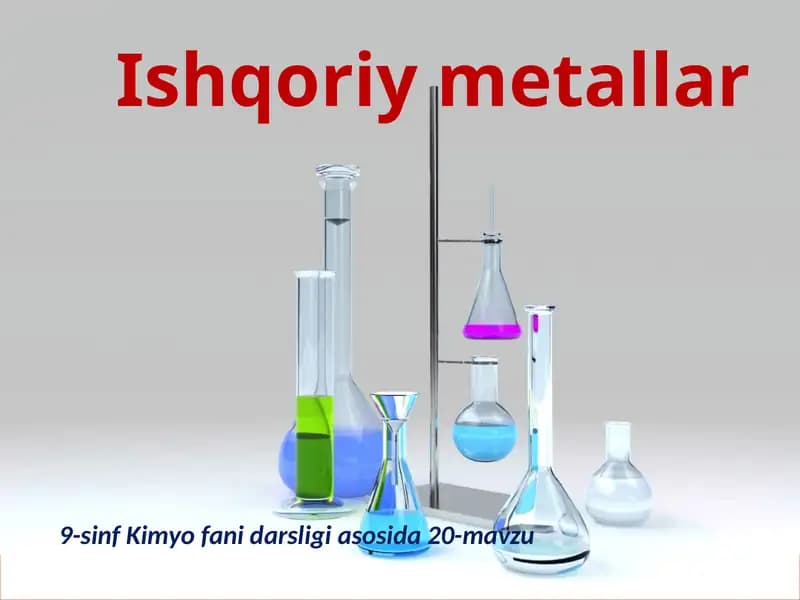 Ishqoriymetallar