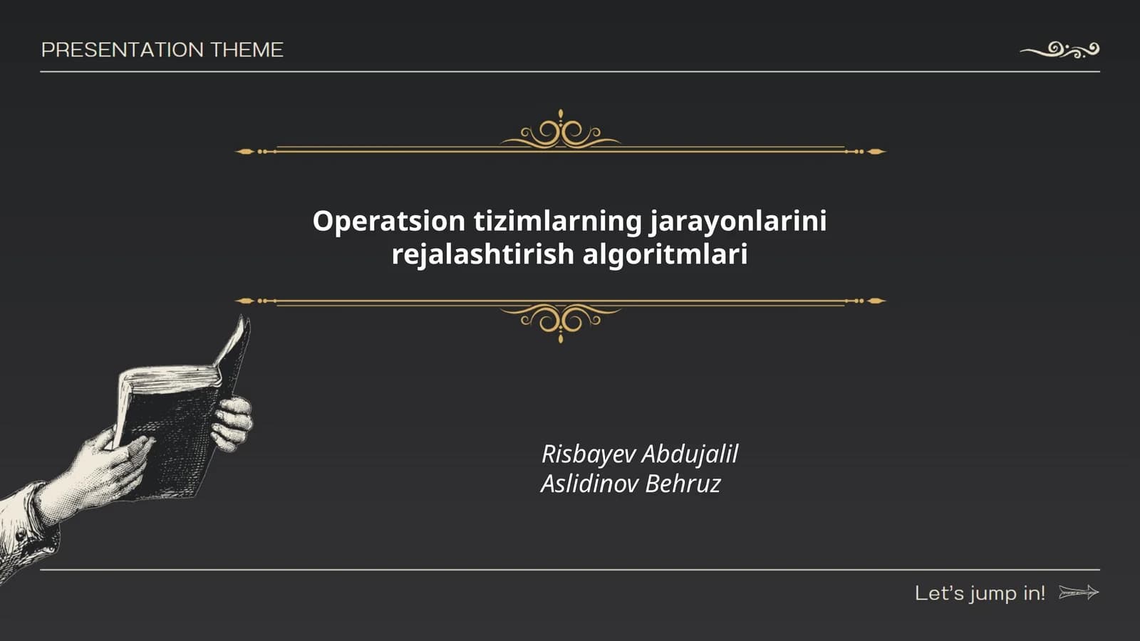 Operatsion tizimlarning jarayonlarini rejalashtirish algoritmlari