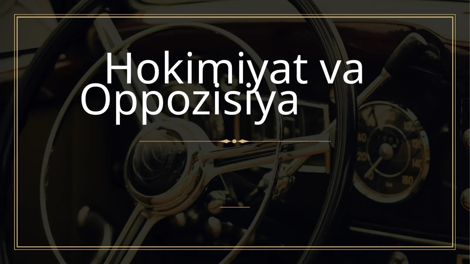 krotologiya.hokimiyat va oppozisiya.