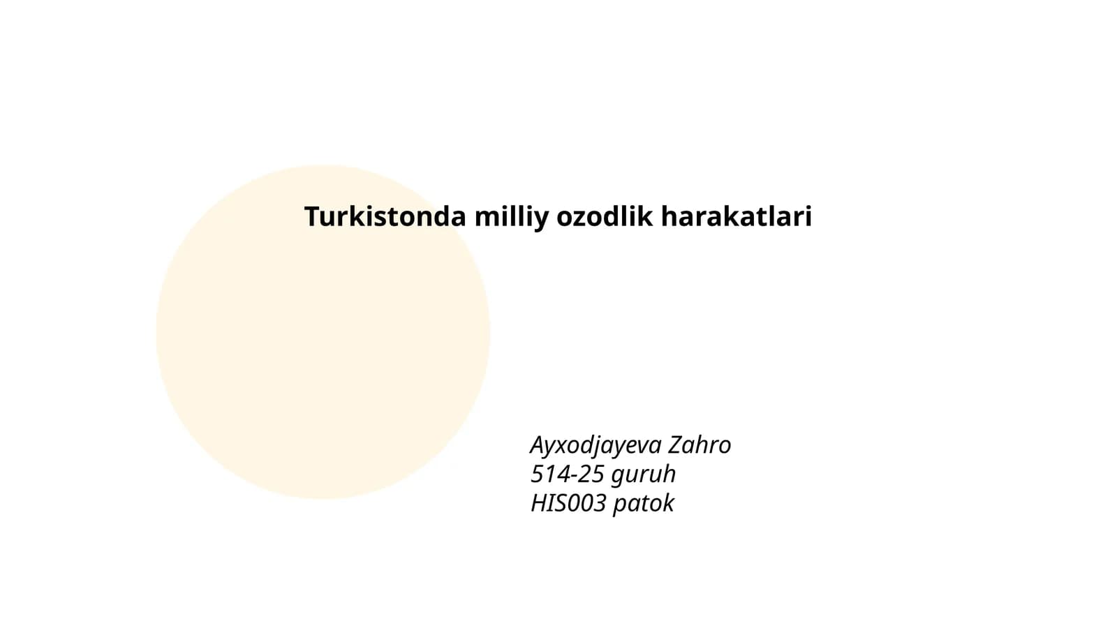 Turkistonda milliy ozodlik harakatlari
