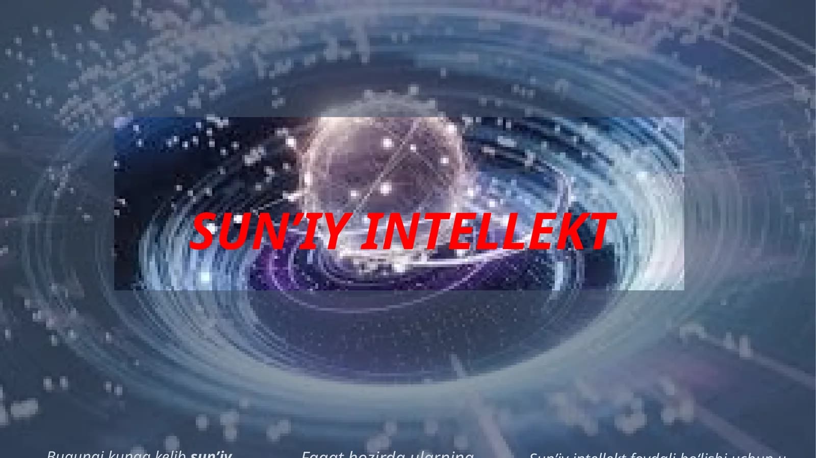 suniy intelekt