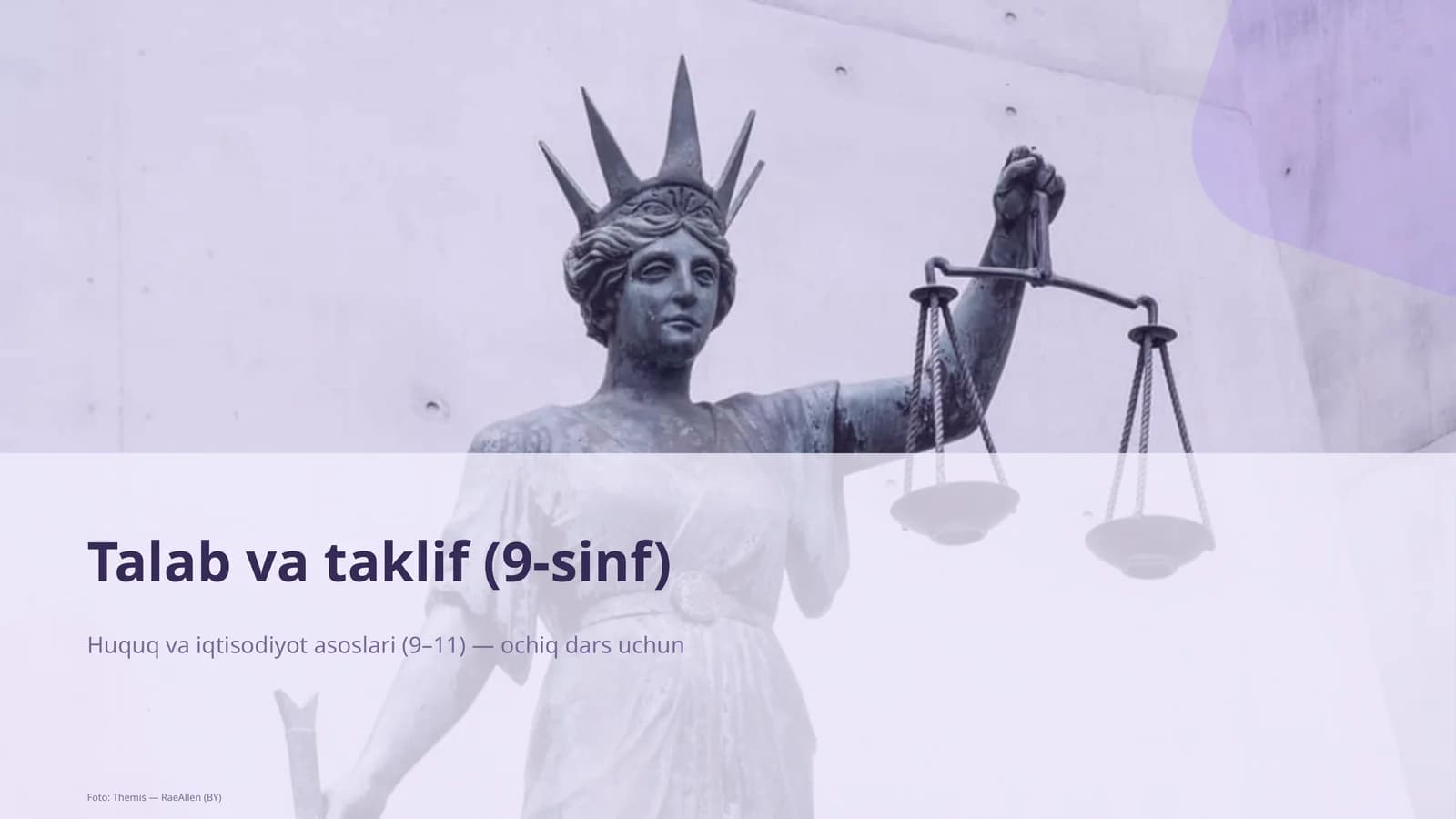 Huquq va iqtisodiyot asoslari (9-11)