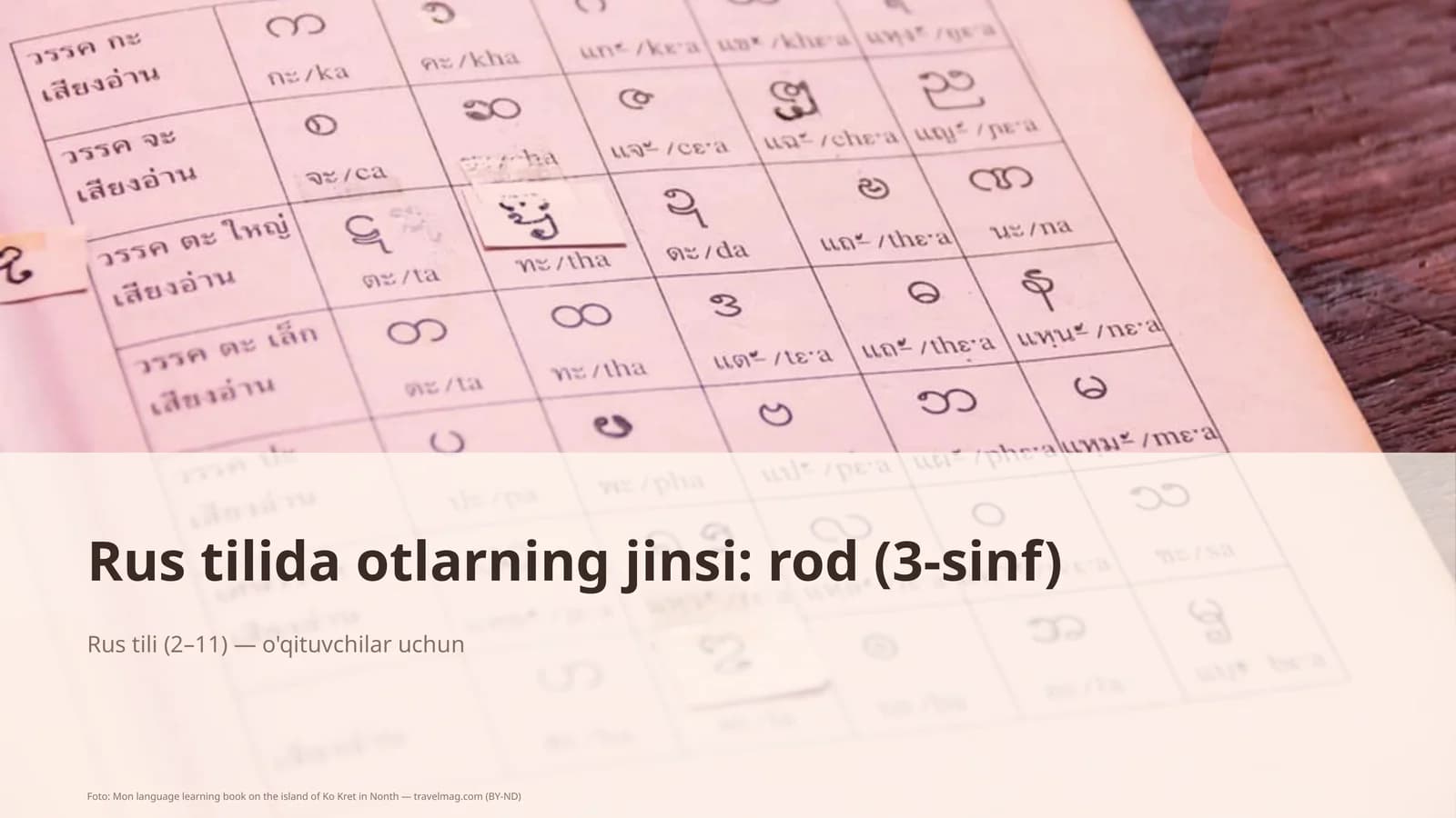 Rus tili (3-sinf)