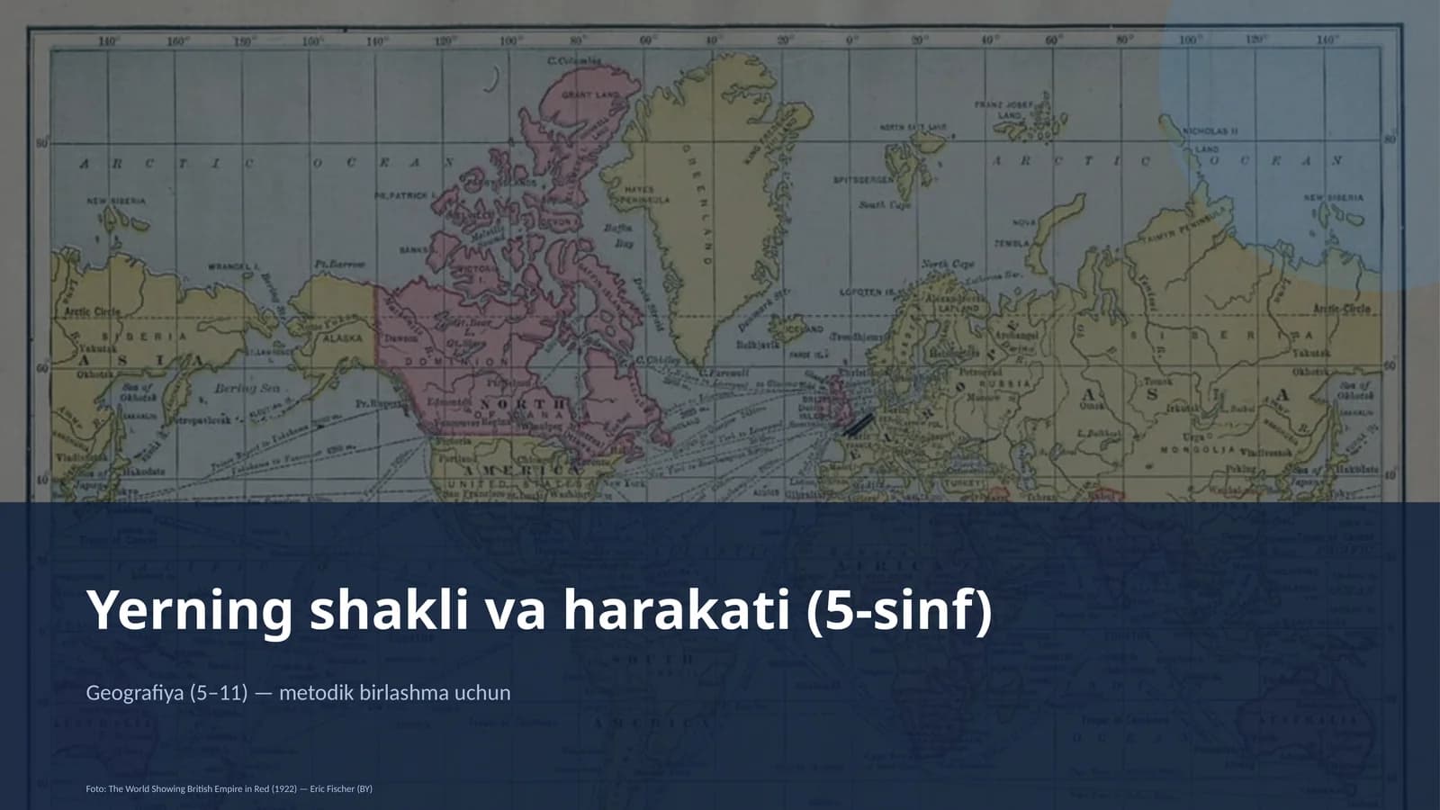 Yerning shakli va harakati (5-sinf)