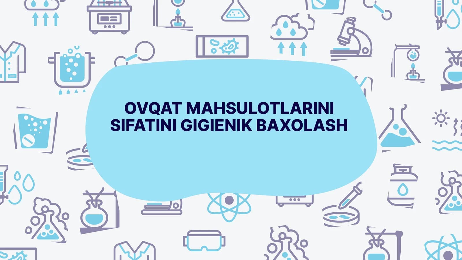 Ovqat mahsulotlarini sifatini gigiyenik baholash