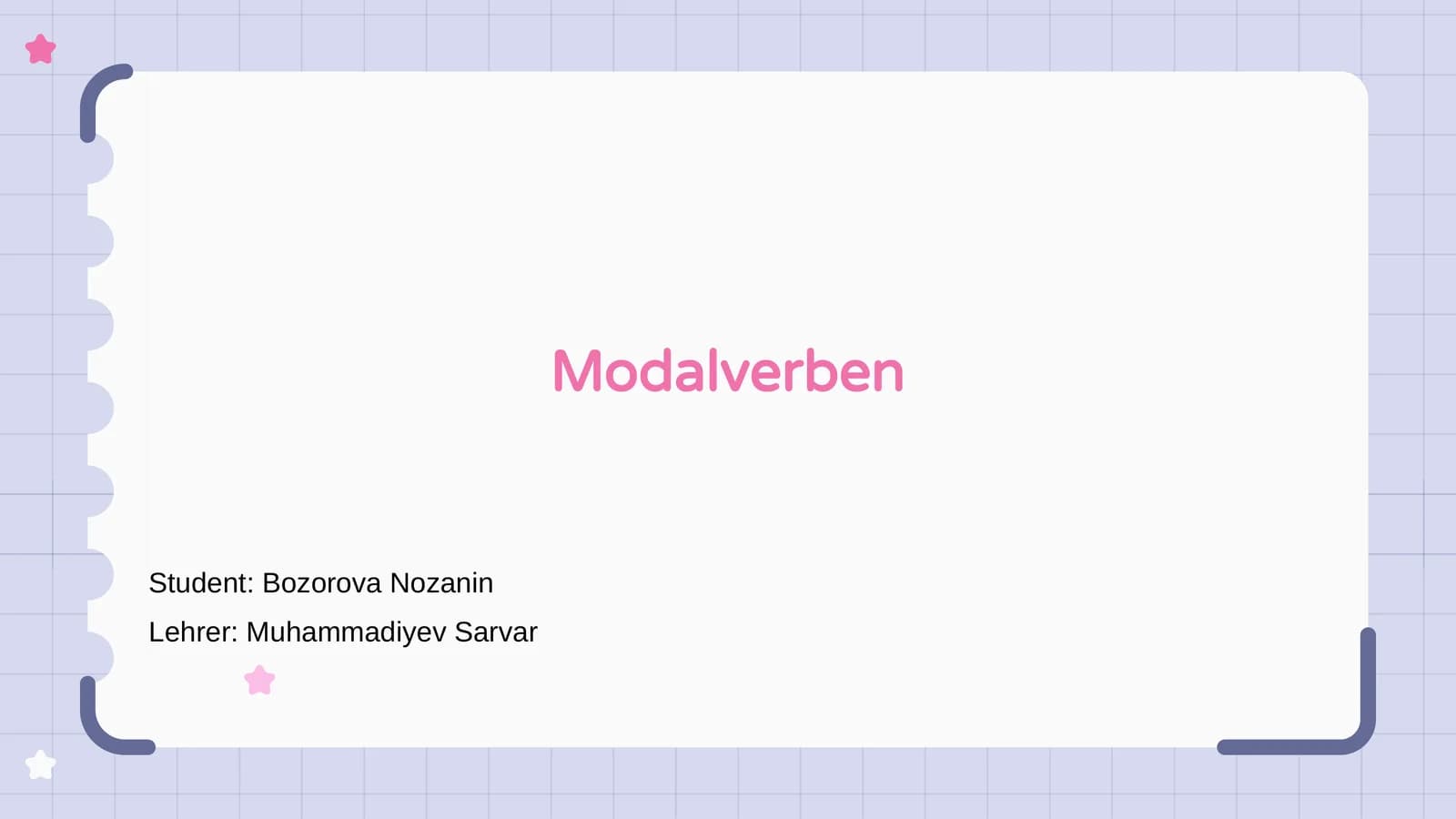 Modalverben